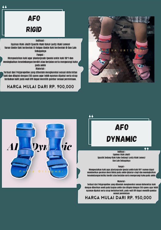 Sepatu Orthotic