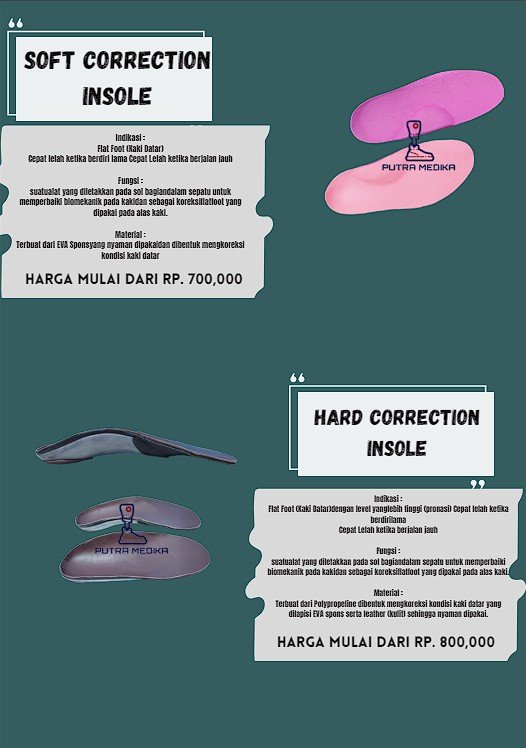 Alas Sepatu Orthotic